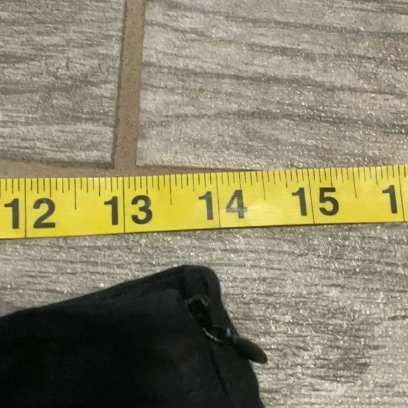 Ann Taylor Loft Pleated Black cotton Skirt Embroidered Details Women’s size 2P - Picture 5 of 10